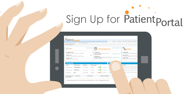 Patient Portal Login Graphic